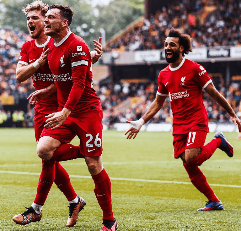 关于利物浦踢平狼队，领先优势减少的信息